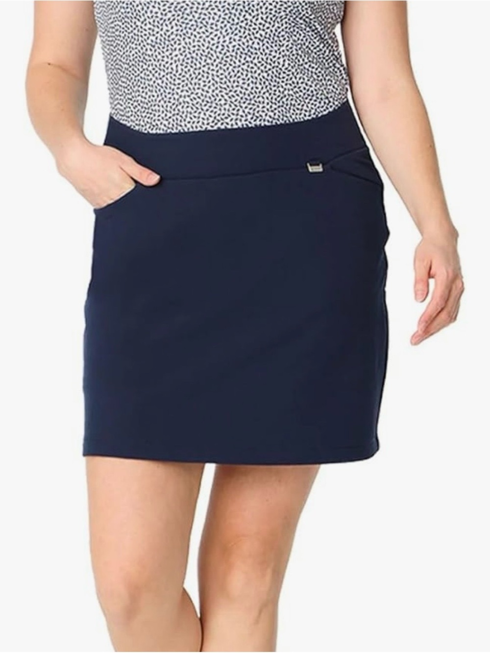 Greg Norman Play Dry Golf or Tennis Skort. Navy. Size Large.